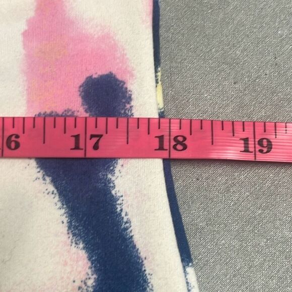 Bobbie Brooks Medium Blue Pink Tie Dye Hoodie Mini Dress NWOT Beach Cover Up - Picture 8 of 9